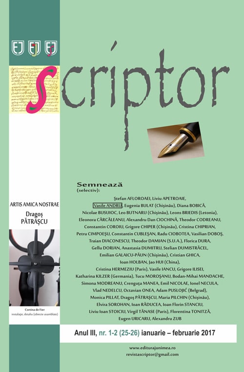 Scriptor Anul III, nr. 1-2 (ianuarie-februarie) 2017
