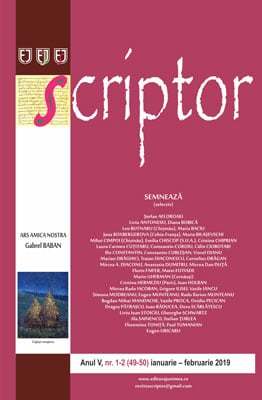 Scriptor Anul V, nr. 1-2 (ianuarie-februarie) 2019