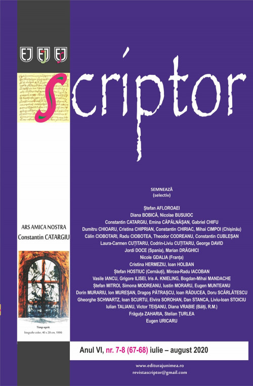 Scriptor Anul VI, nr. 7-8 (iulie-august) 2020