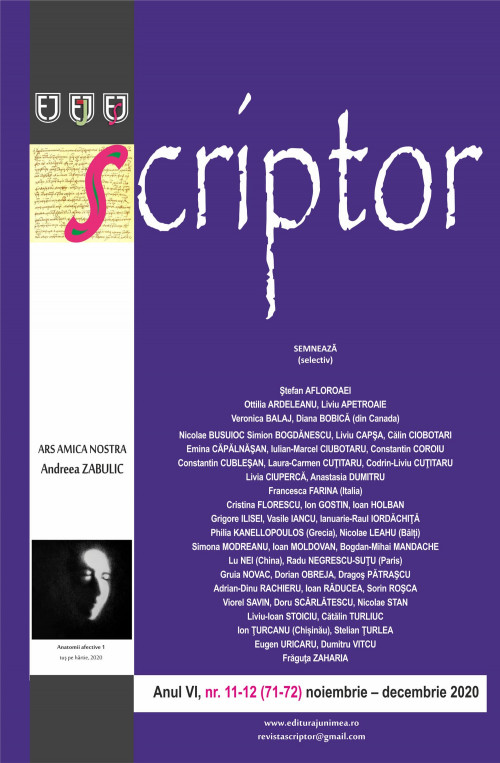 Scriptor Anul VI, nr. 11-12 (noiembrie-decembrie) 2020