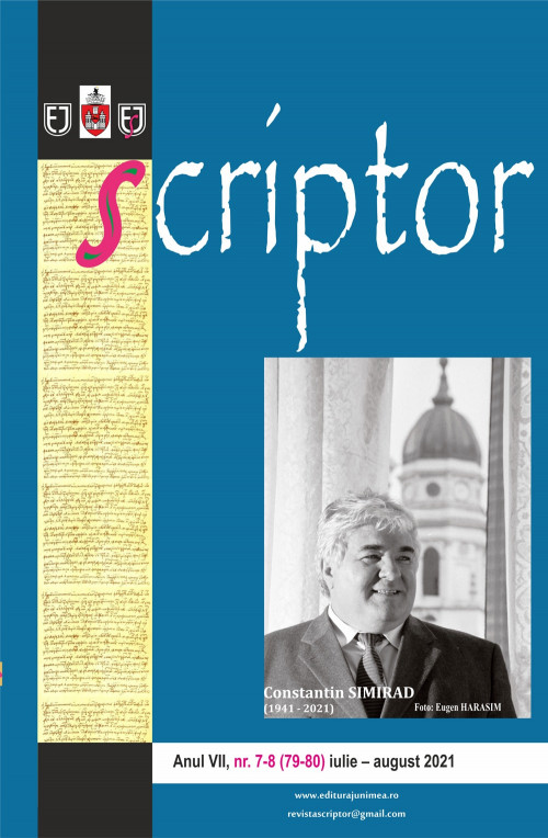 Scriptor Anul VII, nr. 7-8 (iulie-august) 2021