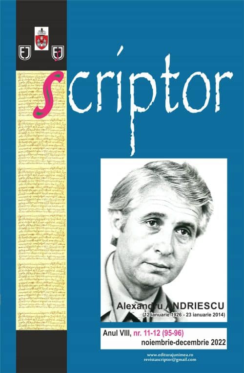Scriptor Anul VIII, nr. 11-12 (noiembrie-decembrie) 2022
