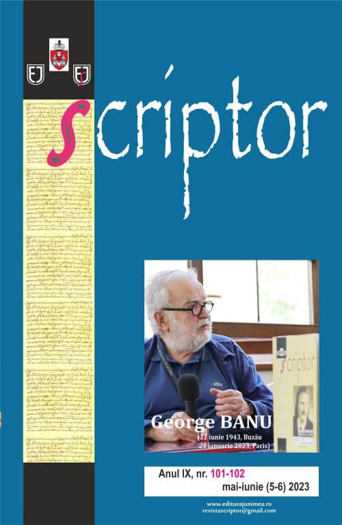 Scriptor Anul IX, nr. 5-6 (mai-iunie) 2023