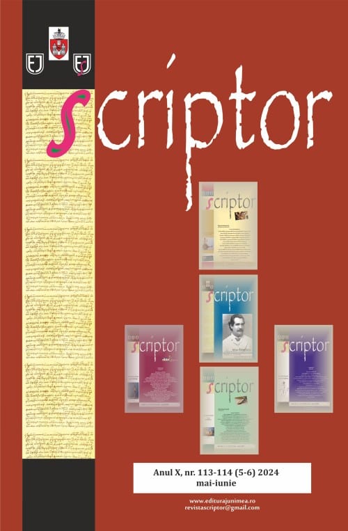 Scriptor Anul X, nr. 5-6 (mai-iunie) 2024 (113-114)
